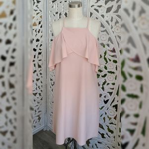 Off Shoulder Flutter Sleeve dress by Zara